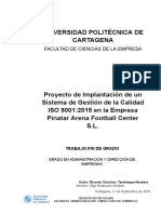 Universidad Politecnica de Cartagena Tra Iso 9001-2015 Colomia