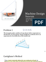 Machine Design Tutorials - Week 2