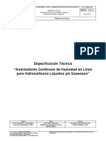 Et-217-Pemex-2019 Analizadores Continuos de Humedad en Línea para Hidrocarburos Líquidos Yo Gaseosos