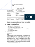 Informe Neuropsicologia