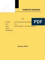 T2 - Derecho Romano