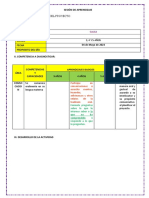 Sesión de Aprendizaje Mayo 04 y 05