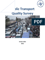 Public Transport Survey Report