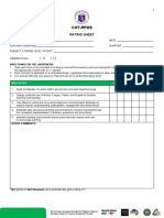 Appendix 3C COT RPMS Rating Sheet For T I III For SY 2021 2022 in The Time of COVID 19