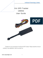 UM552 GPS Tracker User Guide V1.0