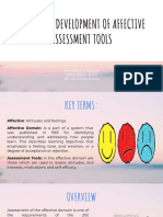 Development of Affective Assessment Tools