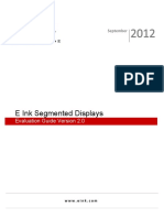 Eink Segmented Displays