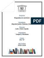 Biografias Proyecto D Lengua