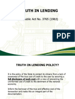 Truth in Lending Act Slides