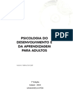 Psicologia Do Desenvolvimento e Da Aprendizagem para Adultos