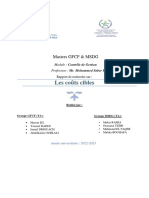 Les Coûts Cibles - Rapport (MSDG & GFCF-TA)