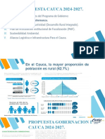 Programa de Gobierno Innovación Social para El Cauca 2024 - 2027