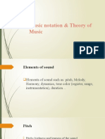 Music Notation & Theory of Music - Students