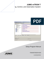 JUMO MTRON T Setup Program Manual