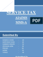 Service Tax: Aiaims Mms-A