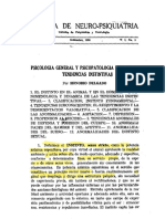 Conciencia Del Yo y Tendencias Instintivas HONORIO DELGADO