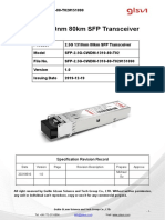 2.5G 1310nm 80km SFP Transceiver