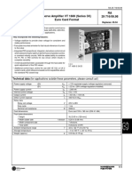 Servo Amplifier VT 1600 Series 3X Data Sheet