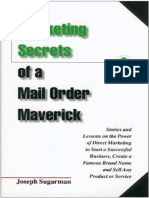 Marketing Secrets of A Mail Order Maverick - Stories Successful Business, Create A Brand - Joseph Sugarman