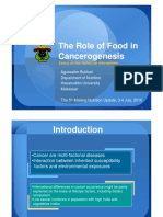 The Role of Food in Cancerogenesis