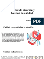 Calidad de Atenciã N y GestiÃ N de Calidad