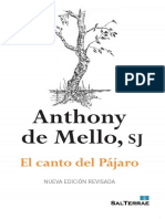 EL CANTO DEL PAJARO (El Pozo de - ANTHONY DE MELLO SJ