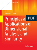 Longo - Principles and Applications of Dimensional Analysis and Similarity