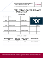 Procedimiento de Colocacion Cortafuego