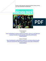 Test Bank For Sociology A Down To Earth Approach Canadian 6th Edition Henslin Glenday Pupo Duffy 0205844626 9780205844623