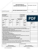 (Form GNQ 20) AHU Pre Commissioning Checklist 1