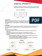 Las Bases Del Aprendizaje - Resumen