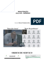 Manutenção - Aula 28 - 23set2021