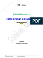 Risk in Financial Services