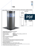 Ficha Tecnica Barrera Vehicular Dakota 700