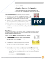 Electron Configuration - Student