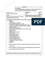 ACTA CARTILLA # 1 - GAES No 6