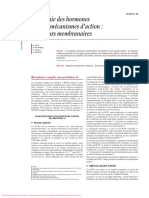 Biochimie Des Hormones Et Leurs Mécanismes D'action-Récepteurs Membranaires-1