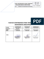 PL.C-12.3 Plan de Contingencia en Radiografia Industrial