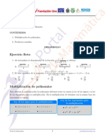 Clase#11 Operaciones Con Polinomios Multiplicación, Productos Notables