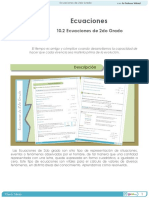 Ecuaciones. Ecuaciones de 2do Grado. Introducción y Ejercicios - 0