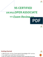 EXAMREVIEW AWSCertifiedDeveloperAssociate