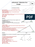 Triangles Isometriques Et Triangles Semblables Corrige Serie D Exercices 1 FR