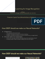 ResNet Presentation