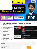 Inclusive Growth GS 3 Economy - Adil Baig 