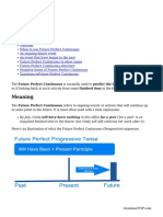 Future Perfect Continuous Tense