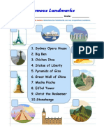 Worksheet 2 Peruvian Landmarks