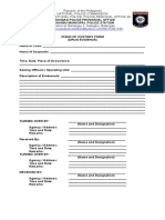  Chain of Custody