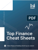 Top 30 Finance Cheat Sheets