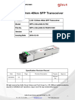 2.5G 1550nm 40km SFP Transceiver