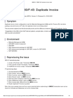 FB60 - F-43 - Duplicate Invoice Check